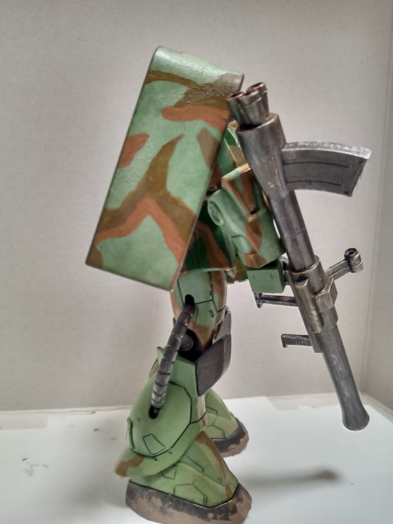 迷彩塗装の正解があるのか分からないですが、この時は自分の中では結構満足の出来でした。