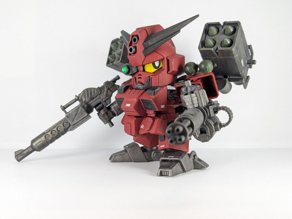 ガトリングガンは HG デミトレーナー拡張キットから拝借しました。