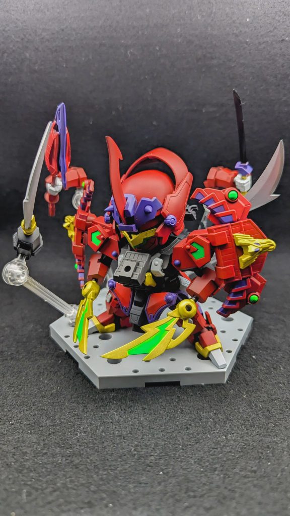 第3の腕ストライク劉備のマイダスメッサーを使用しました。雷属性ありそうな武器になりました。