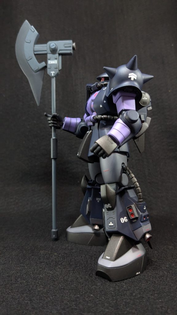 高機動型ザクⅡ(黒い三連星、オルテガ機)–3枚目/制作者:LUCIOLE