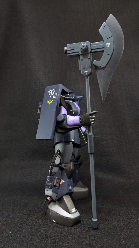 高機動型ザクⅡ(黒い三連星、オルテガ機)–4枚目/制作者:LUCIOLE