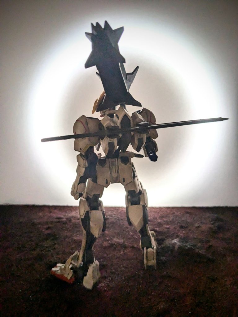 背中で語りたかったのですが無理でした。