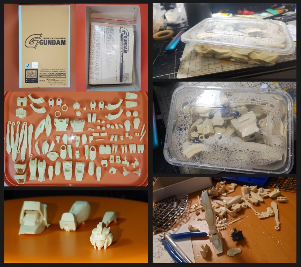 GK•1/100•ゴッドガンダム(90年代風)–8枚目/制作者：risuisei
