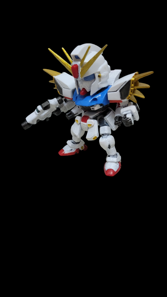 BB戦士74改造：ガンダムF91バックキャノン装着型–4枚目/制作者：石頭三舊