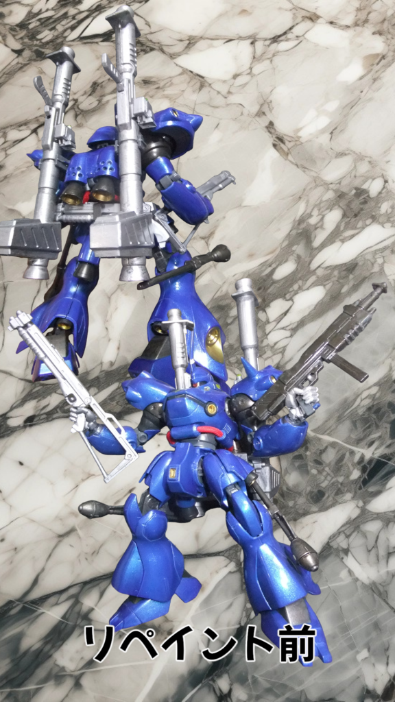 経年劣化でクリアー&メタリック塗装が色褪せた状態デス。