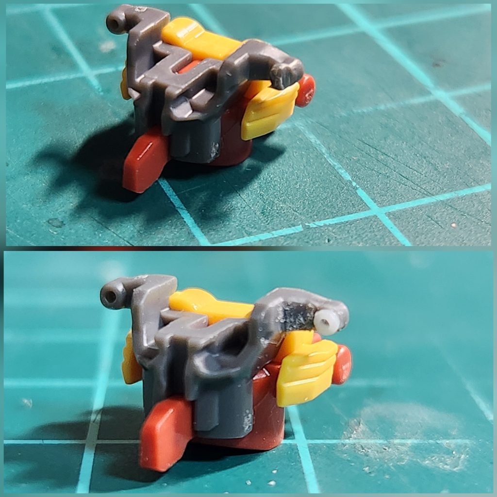 左バルカンやられてたので修復😅