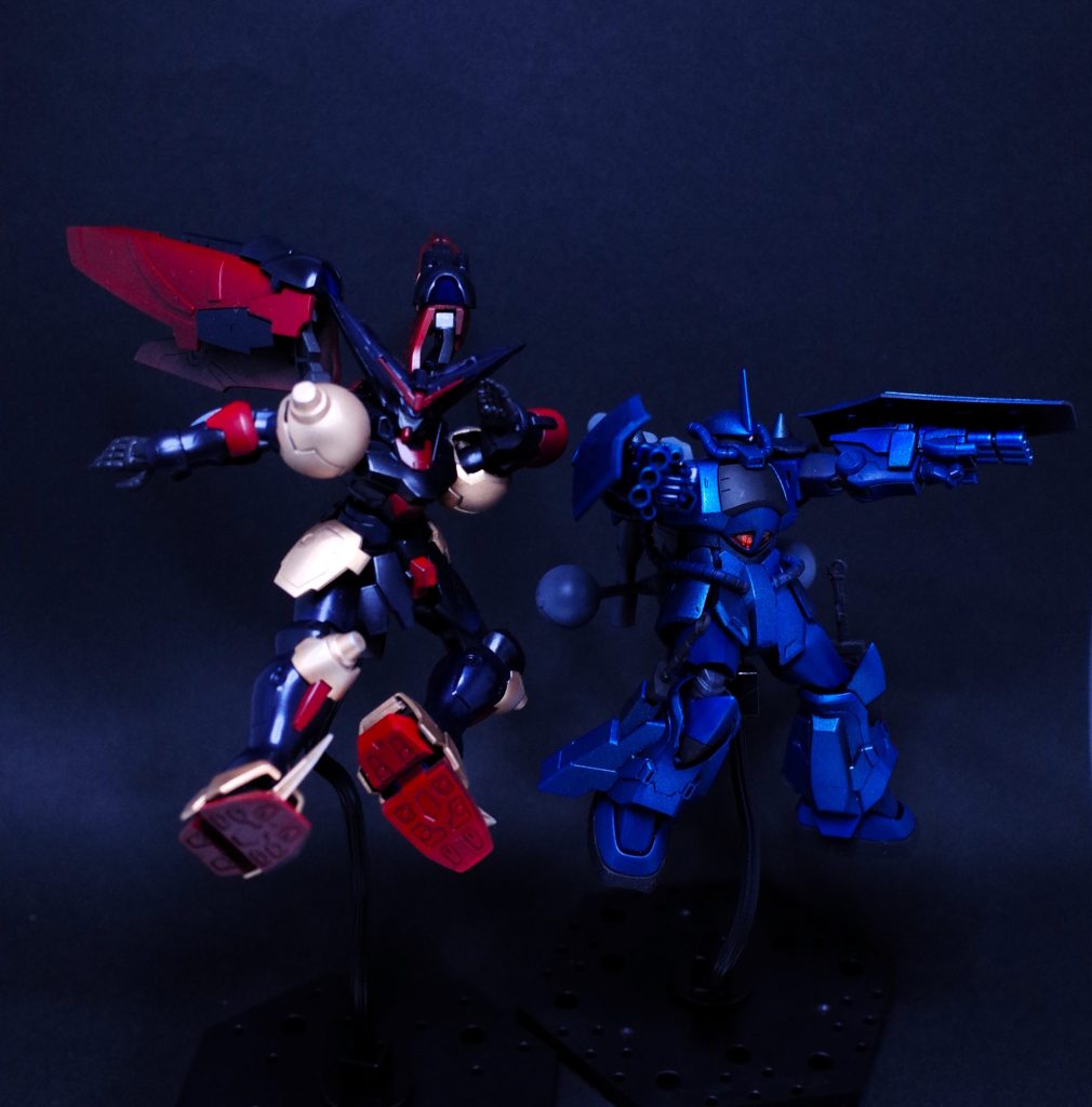 　マスターガンダム(BF)＆グフR35　–2枚目/制作者：だんくら工房・mk戦車