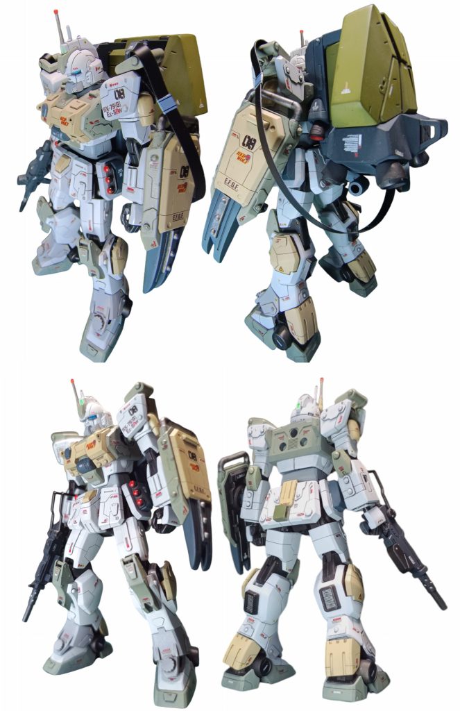 おにぎりの様なパラシュート・パック🍙MSでスカイダイビングなんて、ソソることを考える人がいるのですね🤤今回はディアクティブホワイトを使ってみました。あとは、いつもの適当ディテールアップ