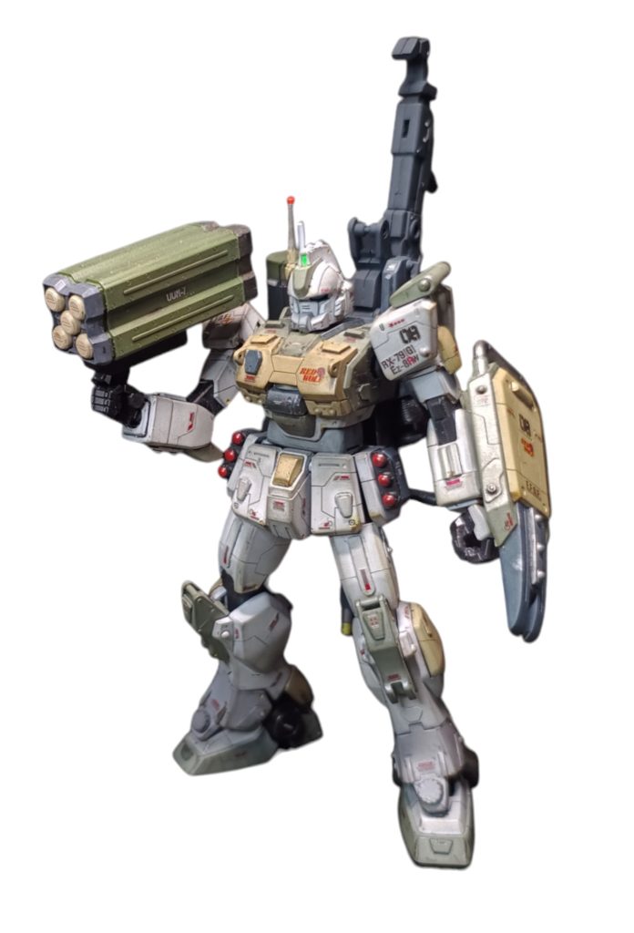 ミサイルランチャーを持たせて、いい感じ😁