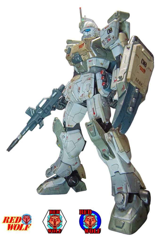 Ike:サイドアーマーのポケットはハンドグレネードに。*あ、そう言えば今度NETFLIXで復讐のレクイエム配信されます!小隊名はレッドウルフなのですね〜あれれ?私のレッドウルフ小隊パクられちゃいました〜?あ、どうぞ、私の使っているエンブレムをお使いください・・・失礼しました、ごめんなさい🙇♂️☆撮影中(復讐のレクイエムのPVを見て)に気が変わり、ウェザリングしました😅