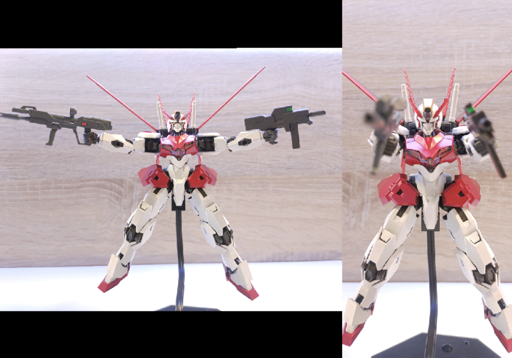 ビームライフルとビームカービンの２丁持ち