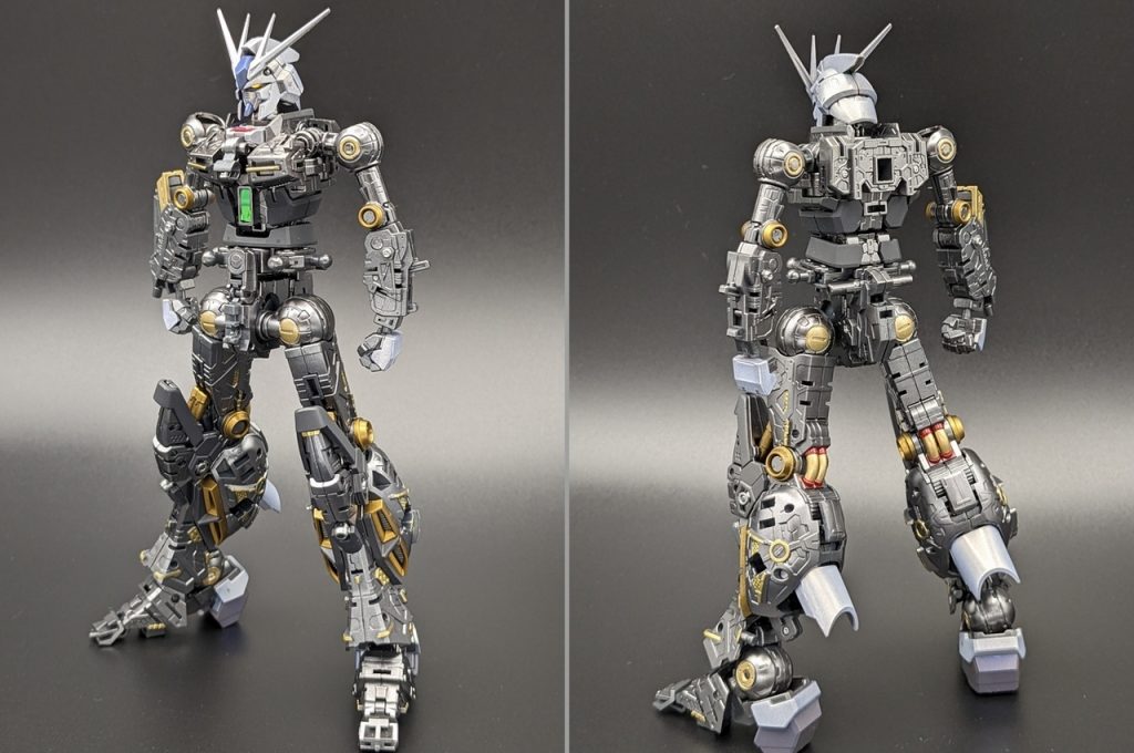 完全に見えなくなるフレームも、手抜きなく塗装してあります。