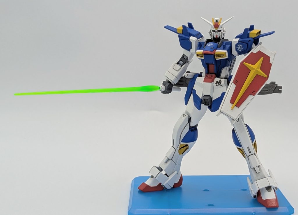 サーベル刃は４００番やすりでやすった後、艶消しを行っています。 