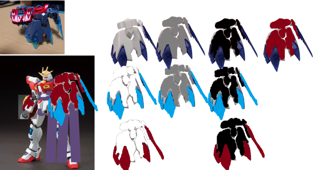 できるかどうかイメージしてみたり、合う色を探してみたり…