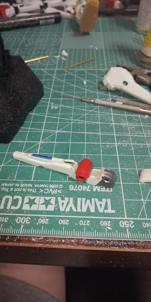 足のインコムは自作しました。