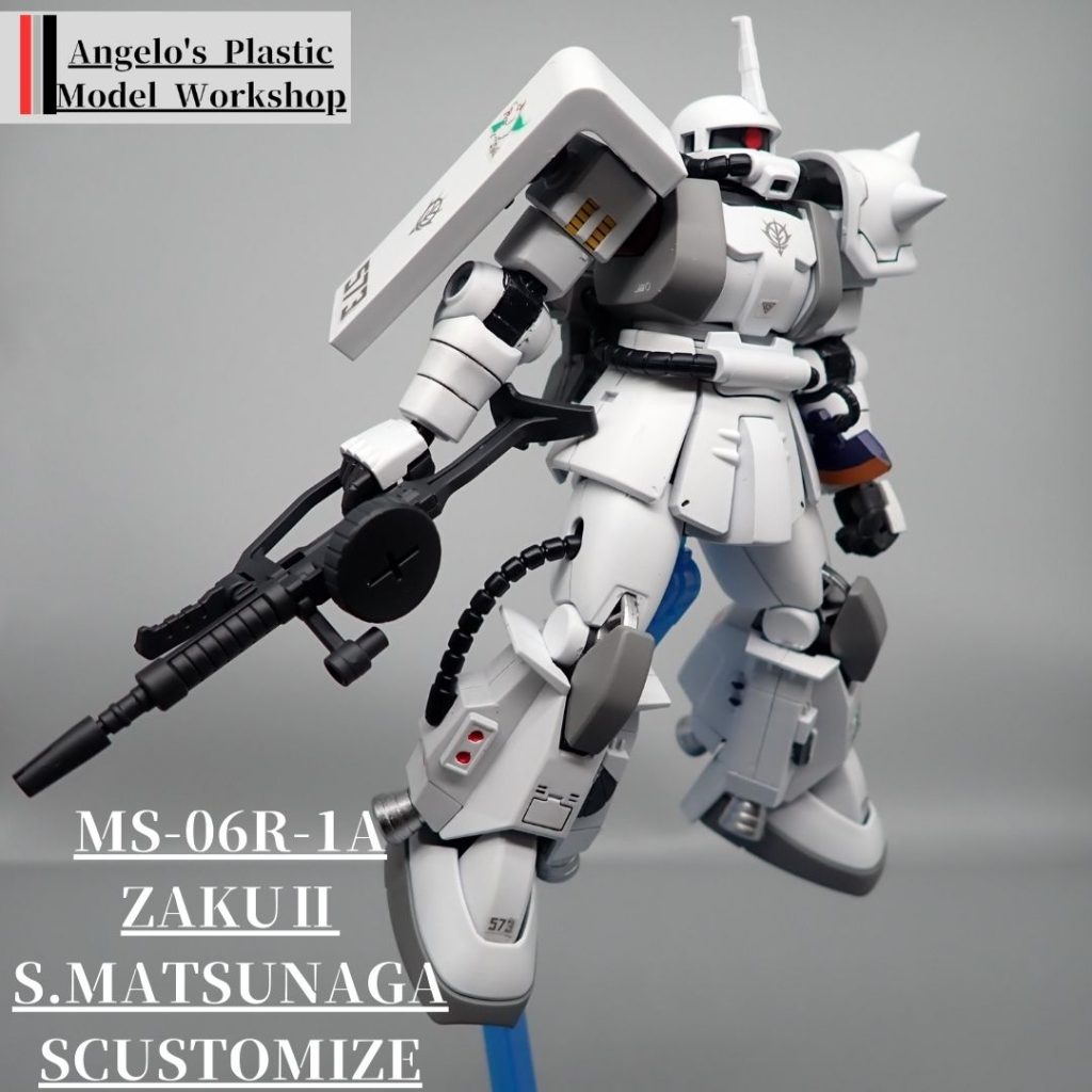 シンマツナガ専用高機動型ザク–3枚目/制作者：アンジェロのプラモデル工房