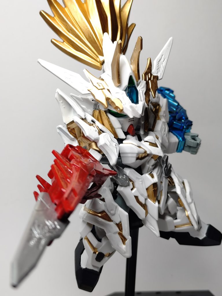 《龍締破刃》グレイソードイメージのメタリックレッドで塗装。刀身はシルバーにしてます。