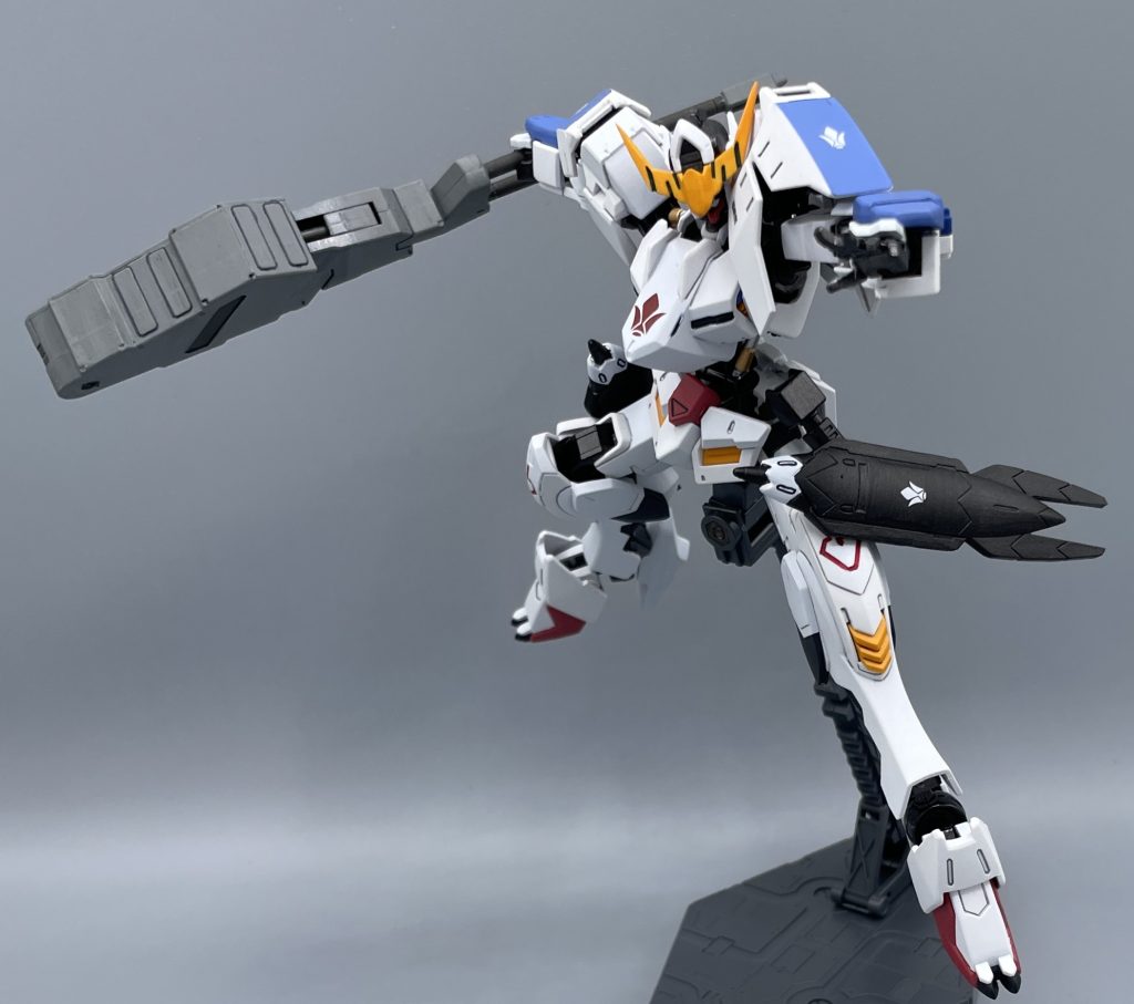 大型レンチメイス　第六形態を象徴する武装が、この大型レンチメイスです。レンチというだけあって、口がガバッと開いてチェーンソーのように敵機を切断することも可能です。※我が家のレンチメイスには刃がありません