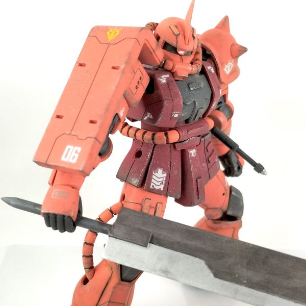 シャア専用ザクの完成です《60作品目》