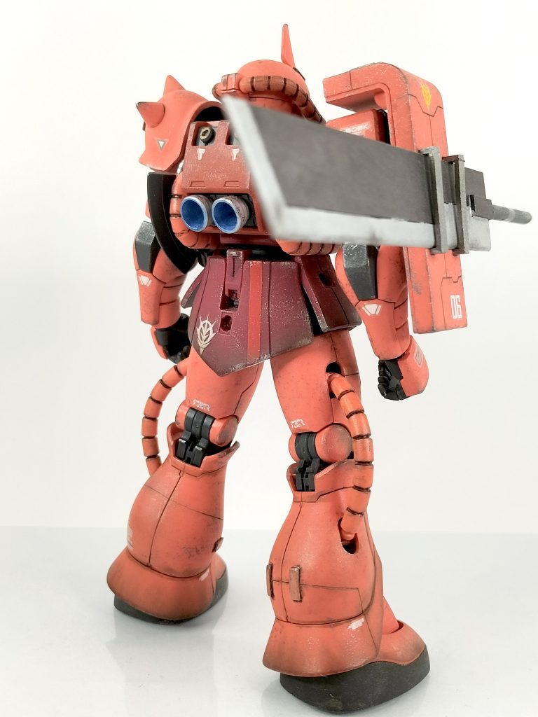 シャア専用ザクの完成です《60作品目》–8枚目/制作者：レン@筆塗り部分塗装