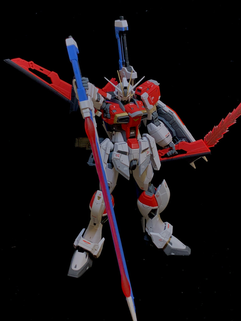 最後はフル装備で〆。ご覧いただきありがとうございました。カラーレシピ:本体イエロー部:ガンダムマーカーゴールド