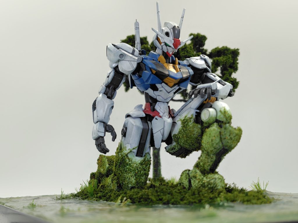 思えばHGシリーズを手に取るきっかけを与えてくれたのが水星の魔女でした。感謝！（おかげで積みプラがずいぶん増えたけどｗ）