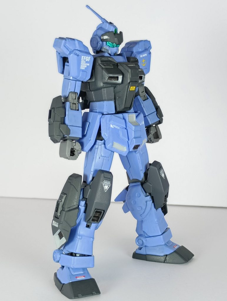 色については、水性ホビーカラーで似た色になるよう白/青/紫を適当に混ぜて作成。