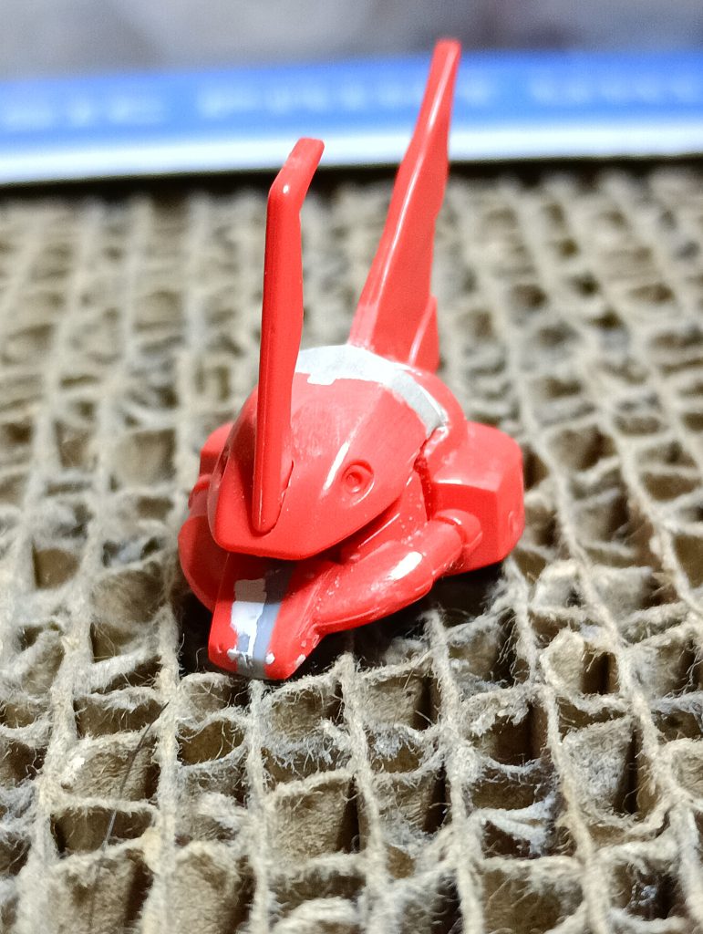 改造中の頭部です。最後までご覧いただきありがとうございます。