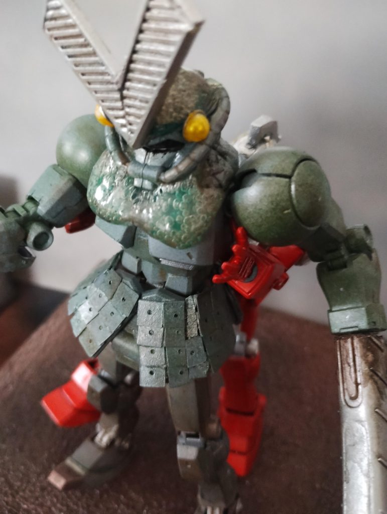 セブンの反撃、コブラツイストをかけようとしています。