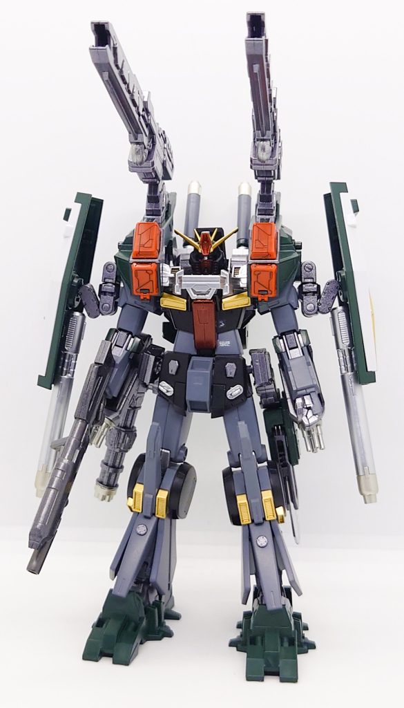 スーパーZZガンダムに火力マシマシの追加装甲を装備したパーフェクトZZガンダム!