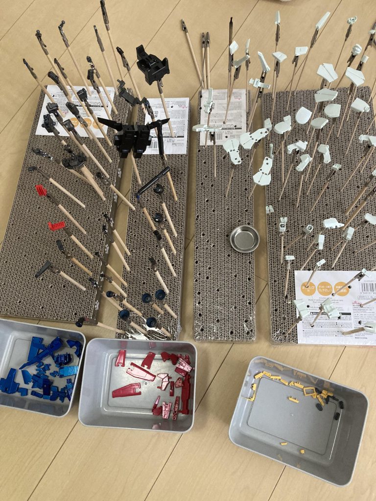 HGにしてはパーツが多く大変だったー