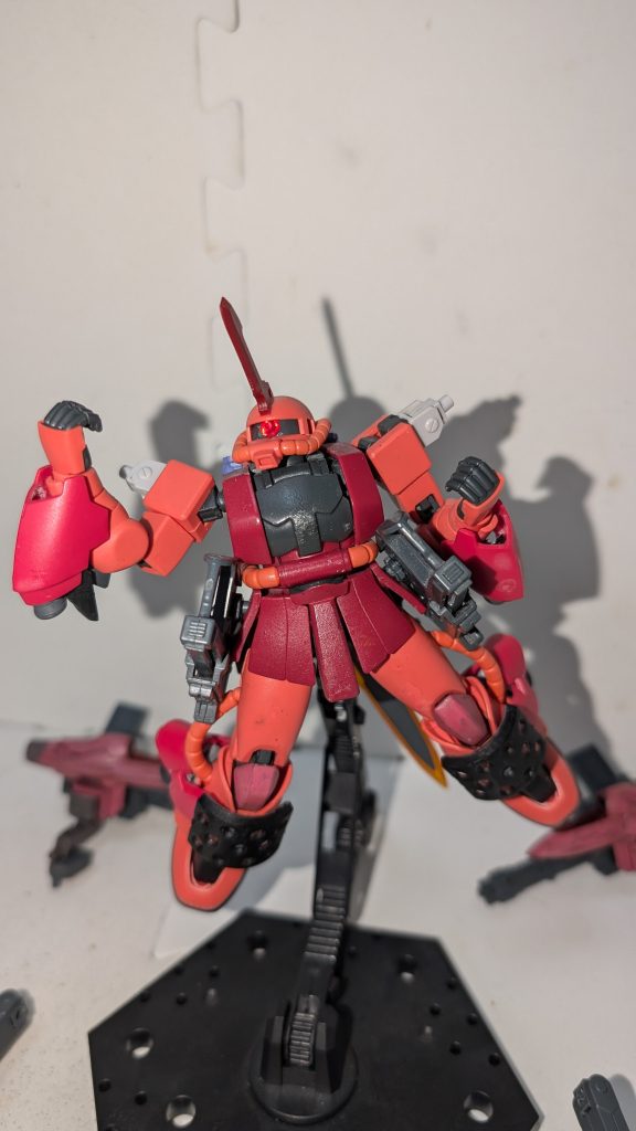 ネイキッドフォームブースターすらもパージした事で瞬間加速ではアサルトフォームに劣るけれども機体の軽量化による反応速度や機動力の上昇、そこから来る格闘能力の大幅強化(狂化?)により機体特性を擬似的に変化させる。