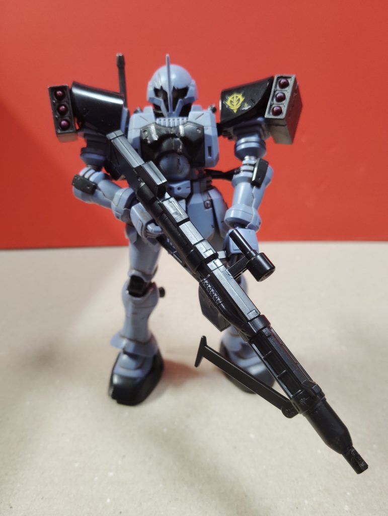 対艦ライフルをいじってライトマシンガン風にしてみた。