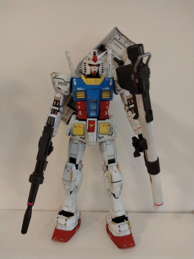 賛否両論あるフレームですが、腕フレーム以外は組み立てやすく、可動範囲も広い良キットだと思います。