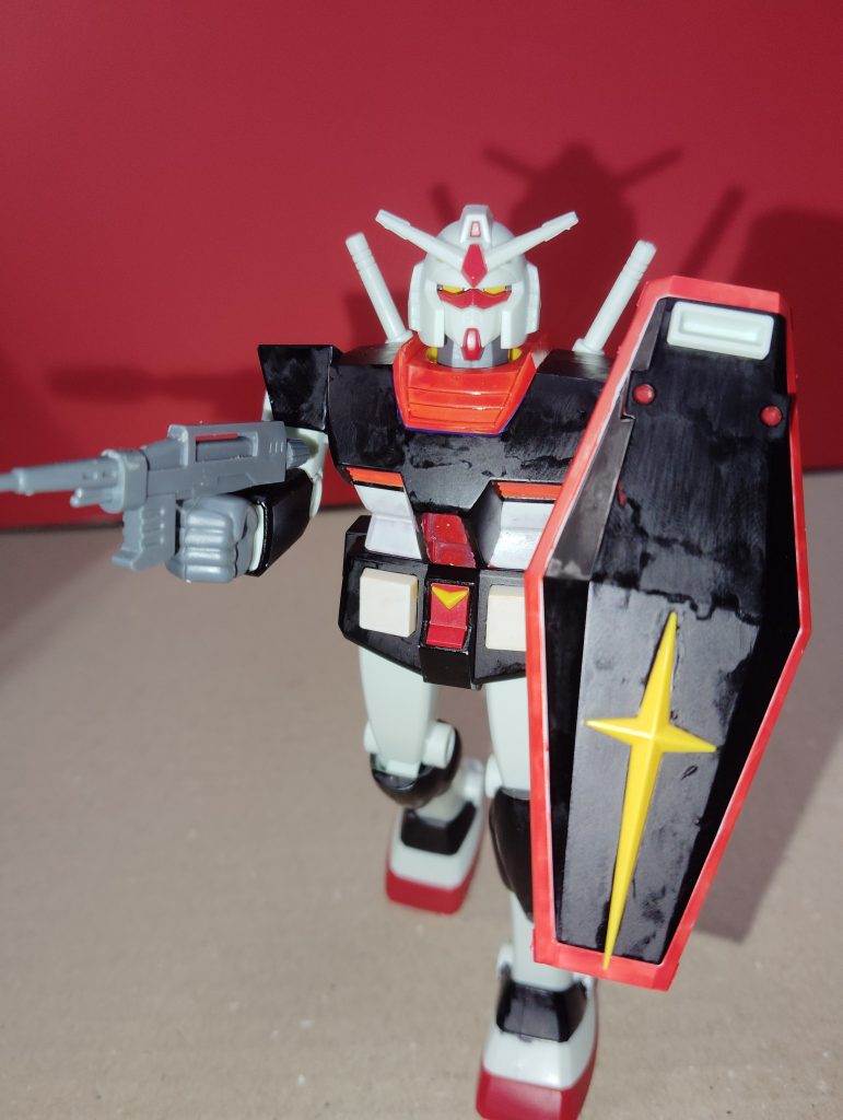 一応ビームライフルのセンサー？を消し飛ばしました。