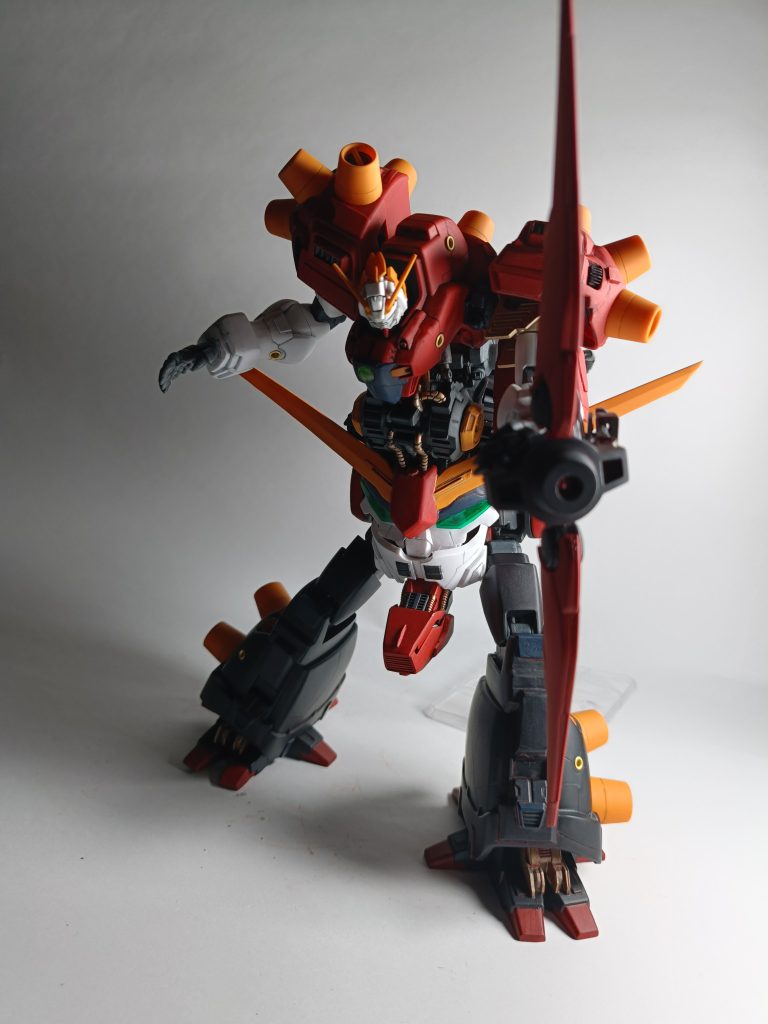 必中必滅 デビルアローライジングアローとバルバトスルプスの腰のブースター合わせてみました。