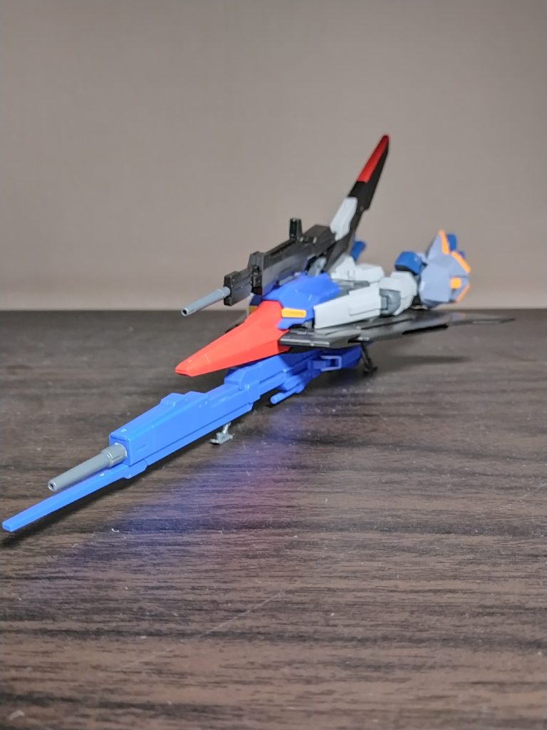 また、Zガンダムと同様にハイパーメガランチャーをランディングギアとしても使える。という感じです!次回は神バーニングガンダム ミワタリ・カイト仕様です!ご覧いただきありがとうございました!