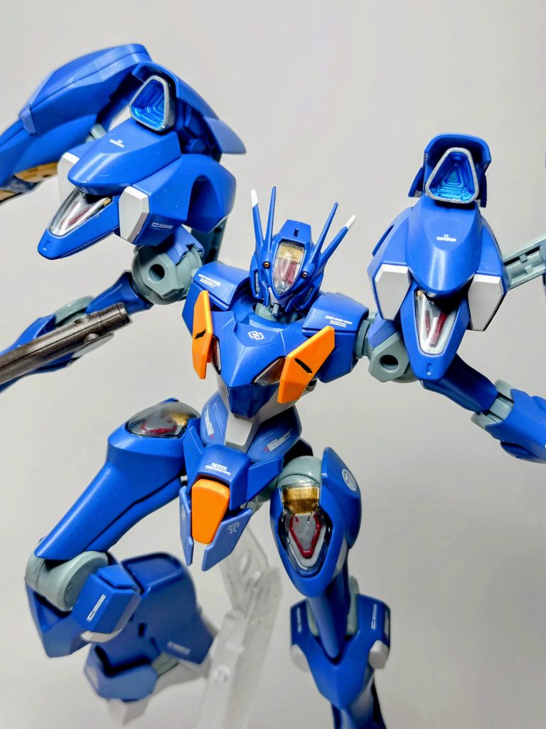 ブラストブースター展開カラーリングを変更すれば良かったと後悔しています…塗り分けの段階ではブースターだと思い込んでいました…