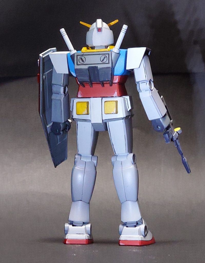 後ろ姿かなり手抜きです。合わせ目もバッチリｗ