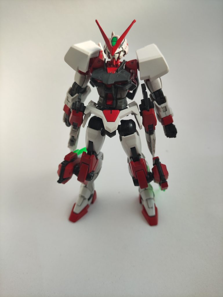 GNストライカーを外した状態。思ったよりバランスよくまとまったかなと