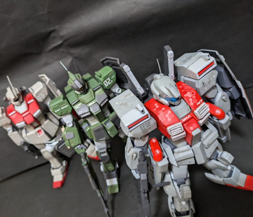 我が家の1/100ジムバリエーション