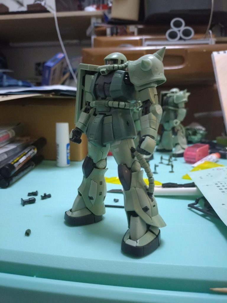 墨入れとデカール貼る前の画像です。