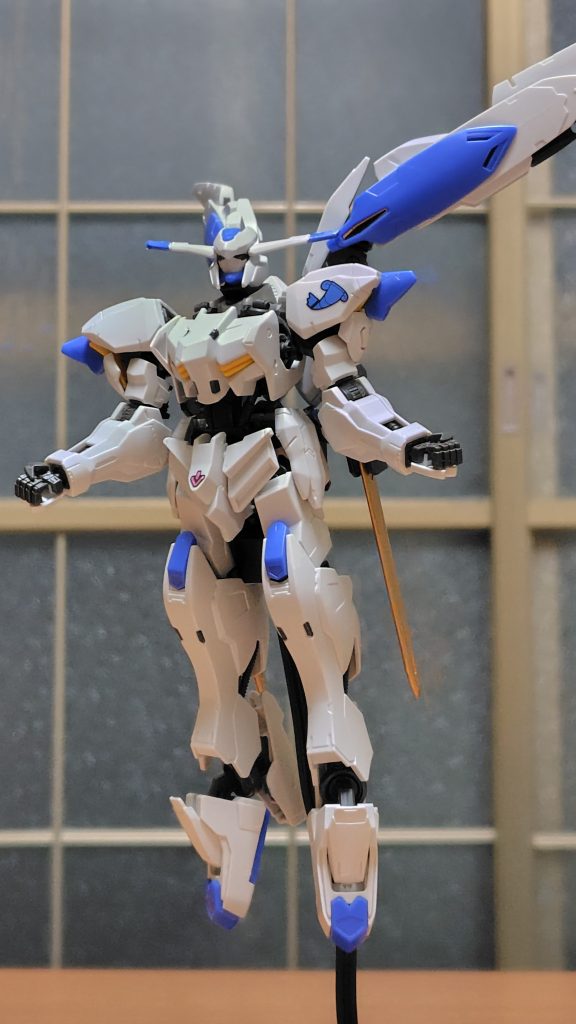 300年ぶりの稼働後上空に飛び立った時のポーズ。