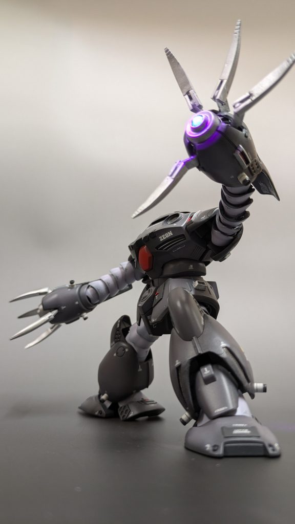 対空砲撃的な180°以上クローを反らしてビーム撃つってのがやりたかった