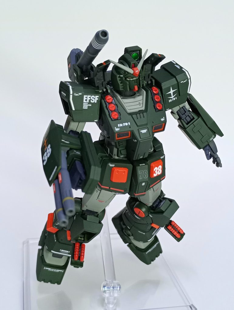 HGUCフルアーマーガンダム–3枚目/制作者：まこだ