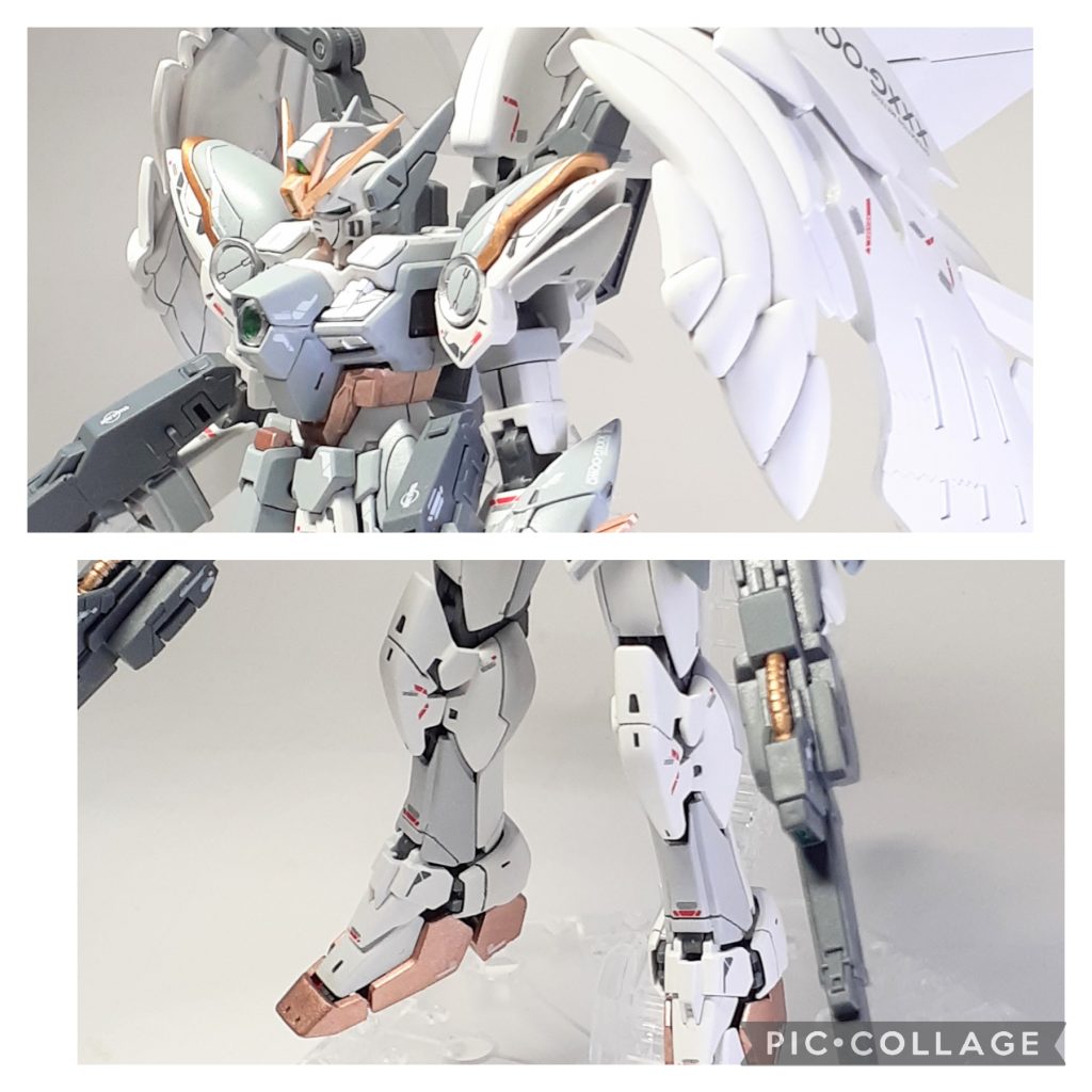 RGはパーツが細かく分割されているので塗り分けはhgより楽でした。  