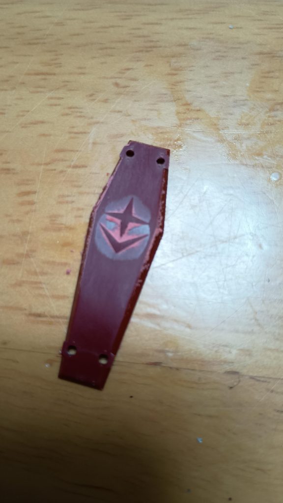 唯一大変だったとこ。まぁ、連邦軍マーク消せて楽しかったですけどね。