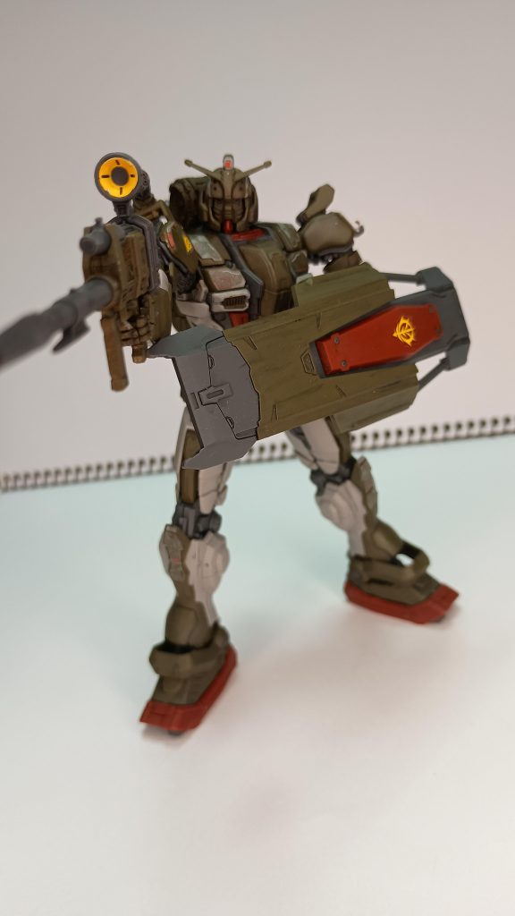 オリーブドラブで塗装しました。