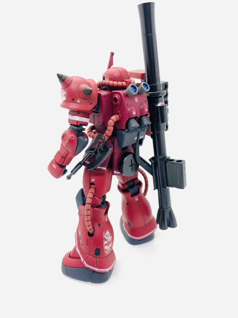 胸のバルカンをアレックスのガトリングをカットしてつけました!ランドセルにバーニア追加です!