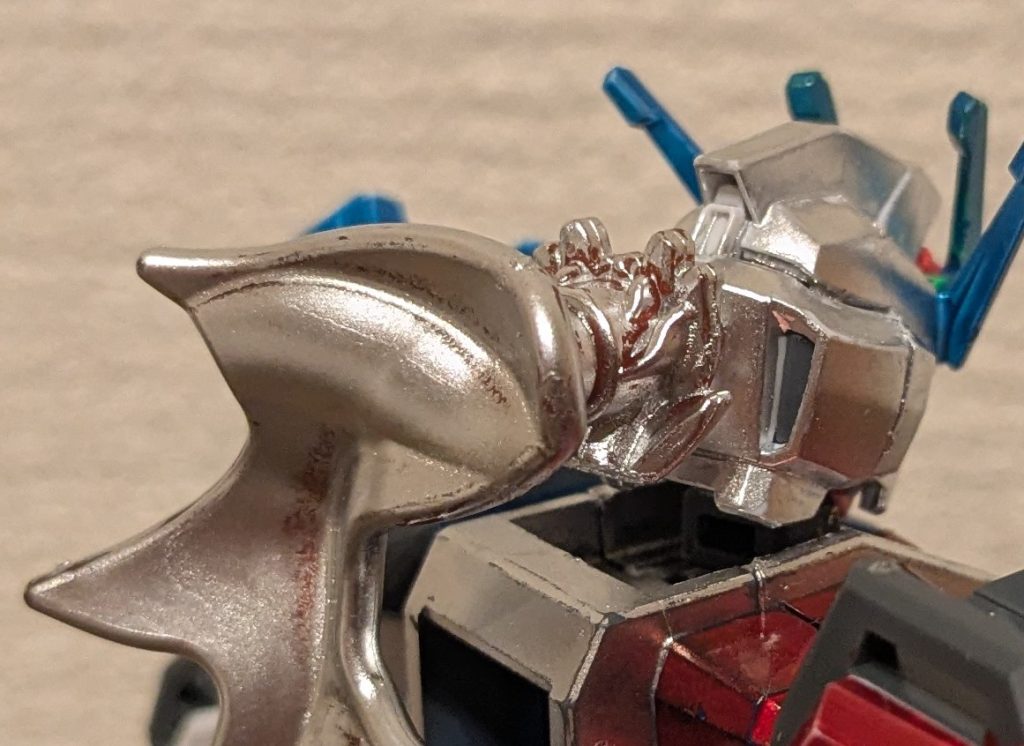 後頭部アップにするとこんな感じ。軸稼働で髪の表情を変えられます。このおかげで、より永琳らしさを出せたかと思います。